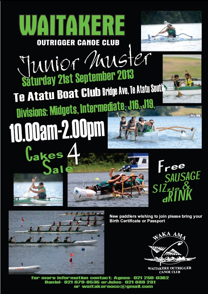 Waitakere Outrigger Canoe Club Muster