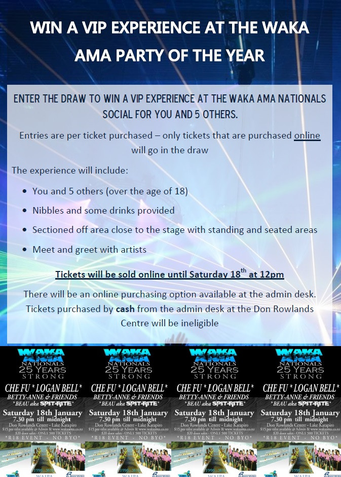 Waka Ama Nationals Social VIP Experience! 