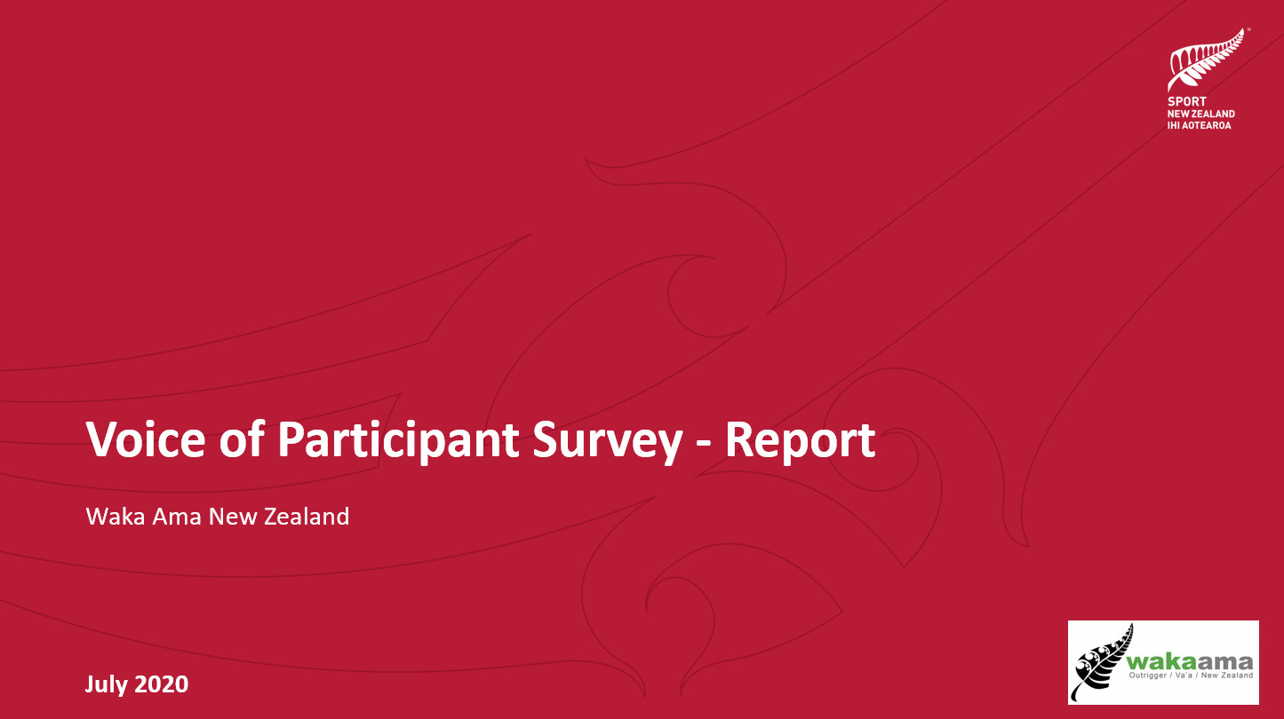 Voice of Participant Survey - Waka Ama New Zealand