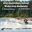 2023 Secondary School Waka Ama Champs - Rēhita mai! Register now!