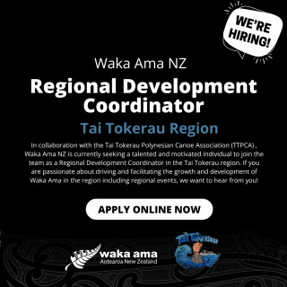 Waka Ama NZ Job Vacancy: Regional Development Coordinator - Tai Tokerau Region (12-month Contract)